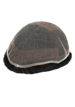 ZyroSen Champion Premier | Hochwertiges antimikrobielles French Lace Haarsystem mit Remy Echthaar