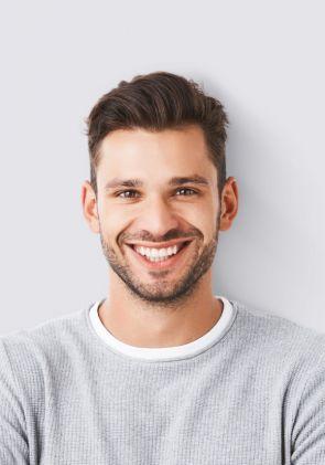 Full Swiss Lace Männer-Haarsystem mit leichter Dichte European Hair