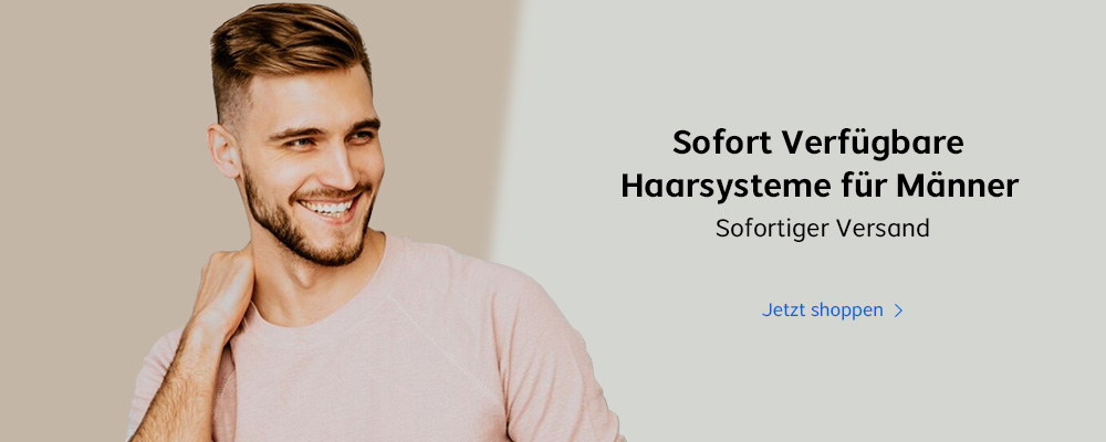 Sofort verfügbare Haarsysteme für Männer