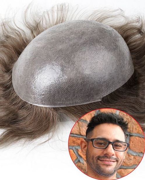 SuperSkin-V V-looped waterproof toupee 