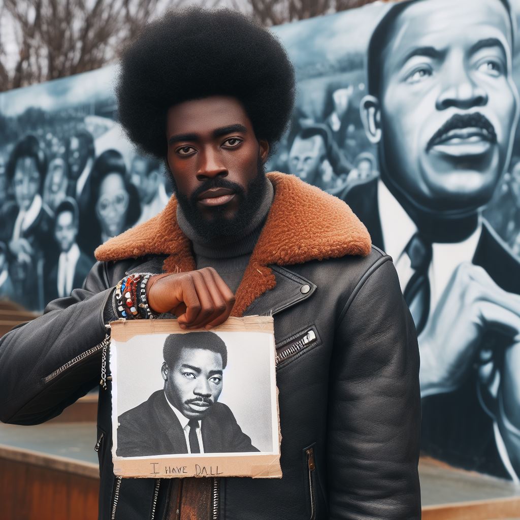 Afro-Look Bürgerrechtsbewegung