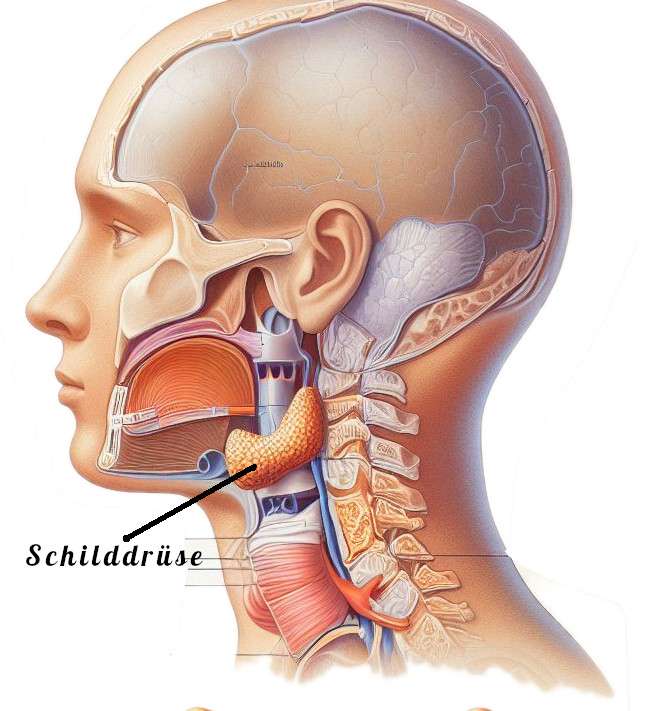 Schilddrüse für Hormone zuständig